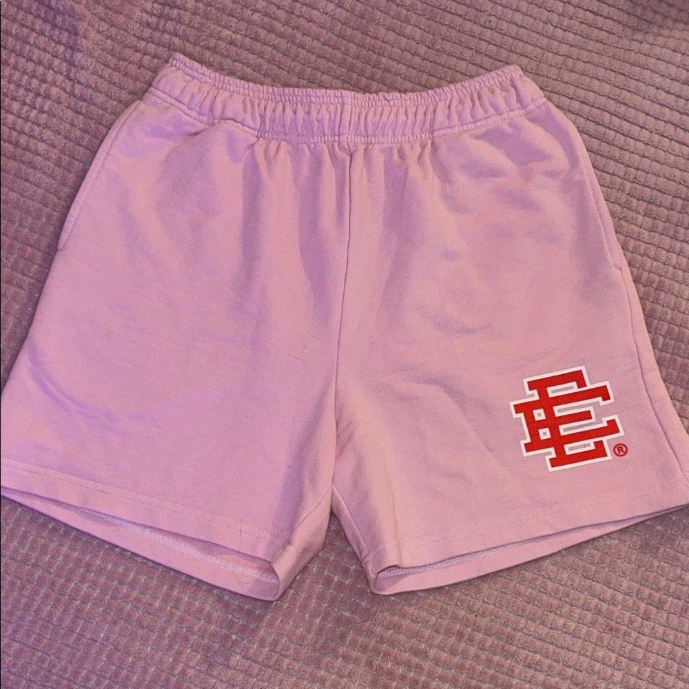 Eric Emanuel Light Pink Athletic Shorts